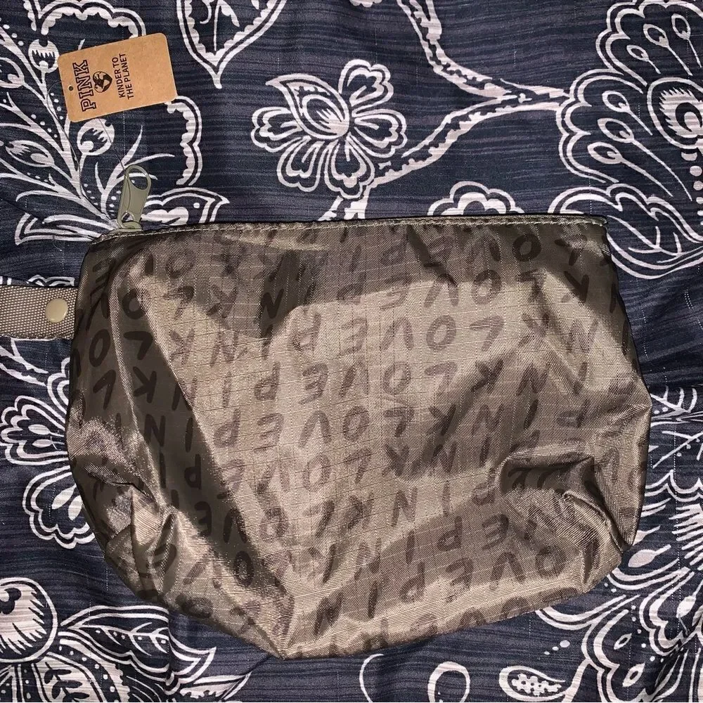 NWT PINK Victoria Secret Small cosmetic Travel Bag